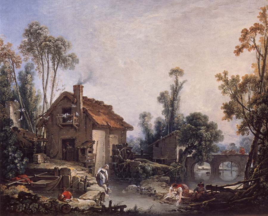 Landscape with a Watermill